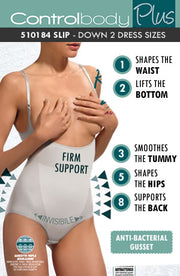 Control Body 510184P Open Bust Shaping Body Skin